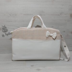Bolso JADE Vichy Beige